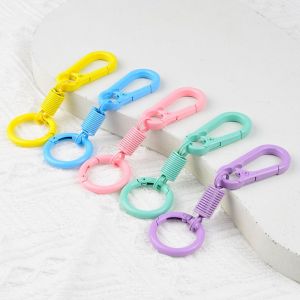 COPOTIYA Khóa hình quả bầu Khóa lò xo ô tô  dây chuyền Móc chìa khóa Móc Chìa Khóa Carabiner Độc đáo Túi đựng chìa khóa Móc chìa khóa nhiều màu Quà Tặng