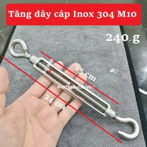 Tăng dây cáp Inox 304 M10 [ Ø 10mm ] #vattuducduyen