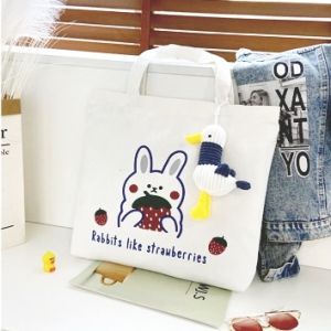 Runpee-J131 กระเป๋าHappy Rabbits Baer Cat Every Day