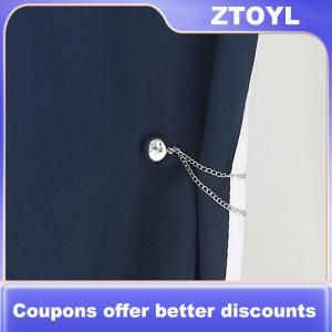 【ZTOYL】 Từ Có Thể Điều Chỉnh Quần Chân Clip Cho Quần Pin Có Thể Thu Vào Cố Định Quần Chân Lỏng Nút Cho Quần Jean Cardigan