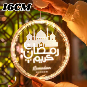 Ramadan LED Candle Lamp Castle Design Hanging Home Ornament Middle East Festival Decor Electronic Tea Light Mood Lighting