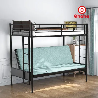 [ Freeship HCM] [Trả góp 0%] Giường tầng thông minh khung sắt Ohaha - GTS020