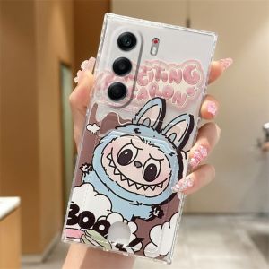 Ins Phone Case Tecno Camon 40 Pro Premier Infinix Note 50X 50 Pro+ Plus 5G 4G New Fashion Cute Cartoon Ghost Face Casing Card Storage Full Cover Protection Soft Cover 2025