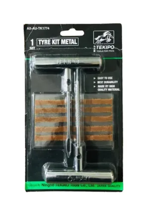 TEKIRO METAL TYRE TIRE KIT Alat Tambal Ban Set Tubles Tubless
