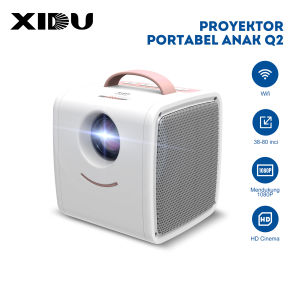 XIDU LCD Mini Portable Projector Support 1080P Full HD HDMI-Compatible USB Home Media Video Player for Children Study Christmas Present Proyector