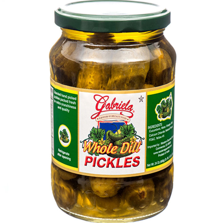 Gabriela Whole Dill Pickles From India 482g Lazada PH