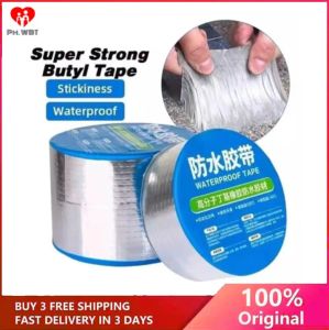 Waterproof Adhesive Tape Aluminum Foil Butyl Super Tape For Steel Repair Roof Pipe Leakage Heat Resistance Material New Lowest Price