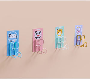 Móc Treo Thau Chậu Rổ Đồ Dùng Nhà Bếp Dán Tường Hình Động Vật Ngỗ Nghĩnh