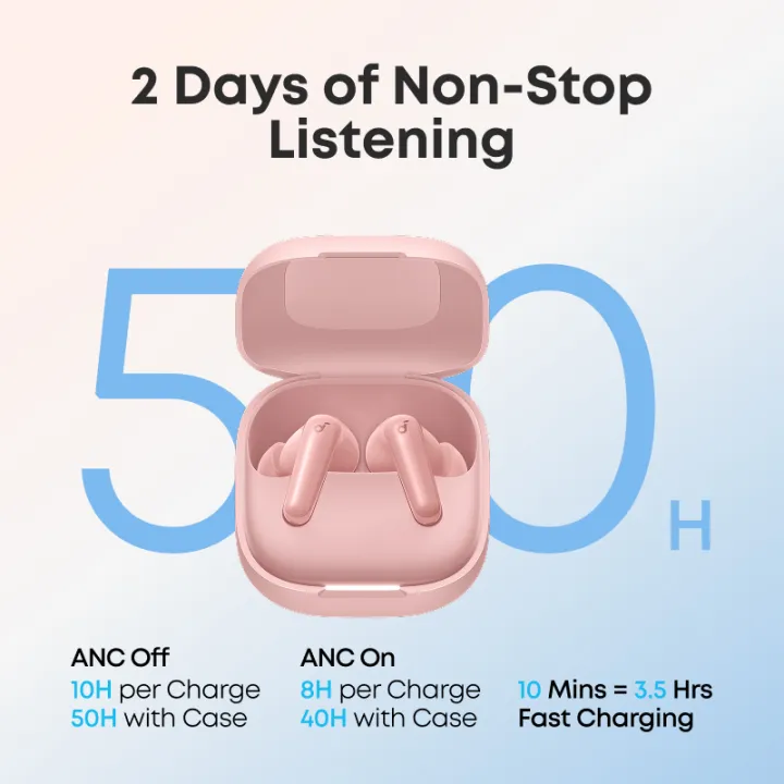 [New Arrive] Tai nghe bluetooth ANC Soundcore R60i NC by Anker | Hires Audio | Chống ồn đến 52dB | Pin 50h | Phiên dịch AI, Model: D1202 | BigBuy360 - bigbuy360.vn