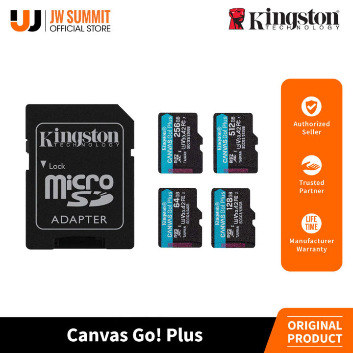 MicroSD sellers card Kingston Canvas Go Plus