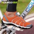 【Free shipping】Auupgo Casual Cycling Shoes for Men Women Breathable Hard-soled Bicycle Sneakers Premium Style Wading Sapatilha Ciclismo. 