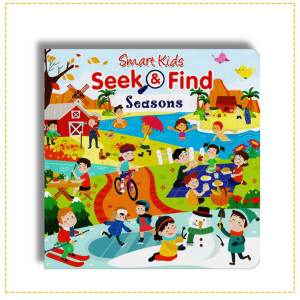 Le Bruj - Smart Kids Seek And Find / SET / Around The World / Home / My Community / Season / Board Book / Childrens Book
