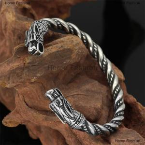 [COD] Home Fashion Dragon Stainless steel Bracelet Jewelry Fashion Accessories Viking Bracelet Men Wristband Cuff Bracelets