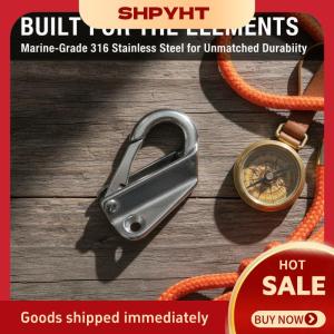 SHPYHT 316 thép không gỉ mùa xuân snap clip phần cứng biển cho thuyền Fender securement chống ăn mòn