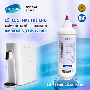 Combo 3 lõi lọc(lõi 124) cho máy lọc nước ChungHo Ambient S CHP-1290D thời gian thay thế 6-12 tháng