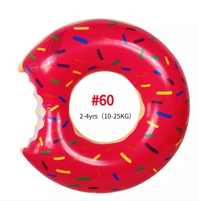 Fashionable Donut Inflatable Swimming Ring for Children and Adults