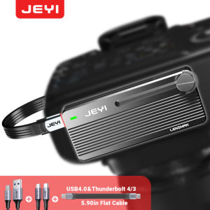 JEYI M.2 NVMe SSD Enclosure with Camera Mounting Screw USB 3.1 Gen2 10Gbps Transfer Camera Footage Compatible with PC phone
