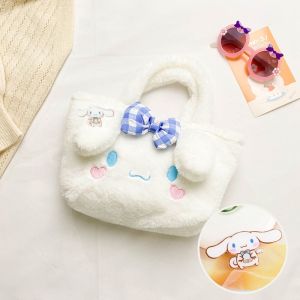 Cute Plush Handbag Kawaii Cosmetic bag Cartoon Handbag Kuromi Valentines Day present