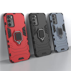 Case For Poco C75 4G 2024 PocoC75 Xiaomi 2024 Fashion Anti Drop Hard Armor Shockproof Housing Car Stand Holder Phone Case Back Cover