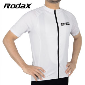 RodaX Cadet Jersey 3+1 Pocket Zipper Cycling Jersey Professional Breathable Jersey Roadbike Polos Short Sleeves Jersey Sepeda Gowes Hitam Jersey Roadbike Putih Bernapas Kaos Sepeda MTB Baju Gowes Dingin Nyaman Gravel Jersey MTB Jersey XC Bike Jersey Gowes