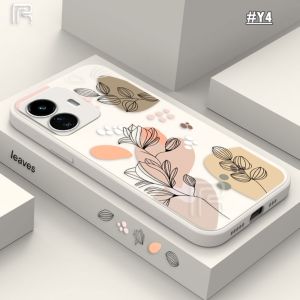 (Lokal Ready) Casing hp Infinix Hot 30i Hot 20S Note 12 G96 Note 12 Pro Hot 12 Play Hot 11 Play Hot 9 Play Hot 10 Play Hot 10S 10T Smart 6 Smart 5 Daun Silicon Tepi Lurus Motif Samping Soft Tpu Case