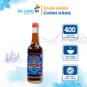 Nước Mắm Nhĩ Cá Cơm Ba Làng TH 400 Năm Truyền Thống Chai Thủy Tinh 650ml