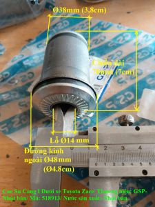 Cao Su Càng A Trên Lớn / Nhỏ / Càng I Dưới xe Toyota Zace  Hàng xin - Thương hiệu: GSP/ NISTO - Made in Japan/ Thailand