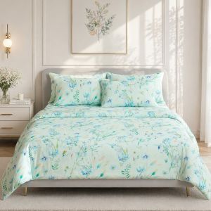 Hillcrest Noelcool Cooling Printed Fitted Sheet Set