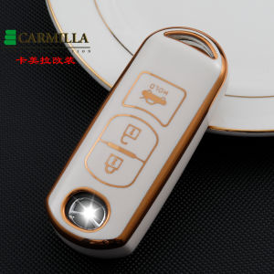 Car Glossy TPU Car Key Case for Mazda CX-5/CX5 Atenza 2 3 5 Mazda 6 CX-3 CX-4 CX-7 CX-9 Atenza Axela Accessories