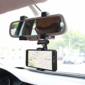 Car Phone Holder Car Rearview Mirror Mount Phone Holder 360 Degrees For Smartphone Stand Universal