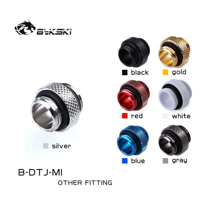 Bykski Water Cooling Fittings BDTJMI,G1/4 Dual External Thread Mini