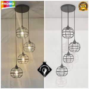 Lampu Gantung Hias Vintage Minimalis 4 in 1