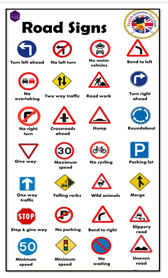 ROAD SIGN A4 LAMINATED