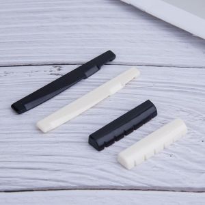 MINFEN Electric Guitar Bone Nut Real Bone Durable Guitar Saddle Guitar Parts 6 String Guitar Nut Guitar Accessories Upper String Pillow Lower String pillow Guitar Bridge Saddle Acoustic Guitar