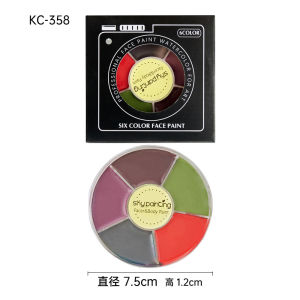Professional Face Body Paint Palette 12 Colors Oil Based Makeup for Halloween Party Cosplay SFX Theatrical Performance Kids Adults