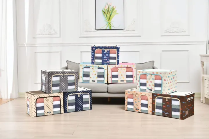 Smartchoice%20STORAGE%20BOX%2066%20Liters%20Double%20Zipper%20/%20Frame%20Baja%20Large%20Box%2066L%20Kotak%20Penyimpanan%20Baju%20Serbaguna%20Kotak%20Multifungsi%20Intihome%20-%20Image%202