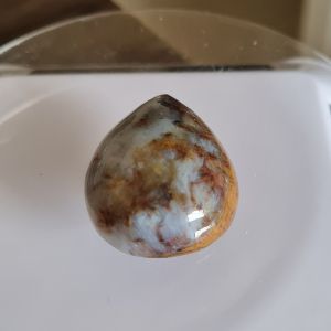Colorful Agate Teardrop Pendant