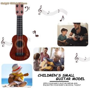 【New Arrival】Kids Small Guitar Musical Toy Mini Early Education Small Guitar Portable Lightweight Party Supplies Adjustable for Children Holiday Gifts