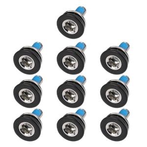 10Pcs 8 Thread Inner Hexagon Threaded Screws Bikes Bottom Bracket Axles Bolts Bike 8 Crank Screw 8mm Fixing Screws