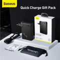 Củ sạc nhanh kiêm pin sạc dự phòng 45W Baseus GaN Power Station 2in1 10000mAh. 