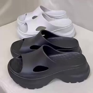 2026 New Summer High-End Version Height-Increasing 7Cm WomenS Thick-Soled Fashionable Outdoor Beach Casual Portable Sandals