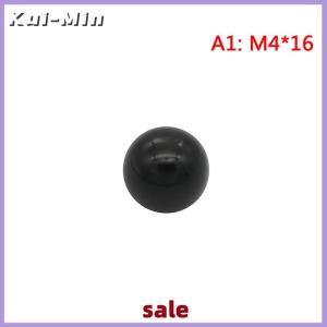 Kui-Min Black plastic M4 M5 M6 M8 M10 M12 thread ball shaped head clamping nuts knob