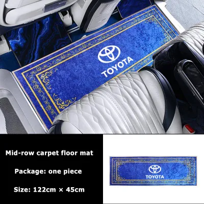 1PCS Car Floor Mats Are Applicable For Toyota Sienna Previa Alphard Vellfire EZ Car Middle Carpet Floor Mats Decoration ☀0323x