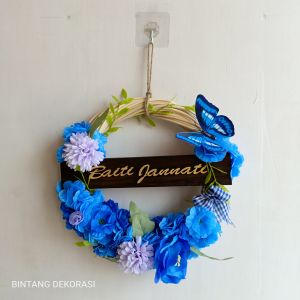 COD WREATH FLOWER GANTUNGAN PINTU 3D 20CM BUNGA HIASAN RUANG TAMU DEKORASI DINDING