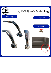 5" Heavy Duty Solid Steel Sofa Leg Furniture Leg Cabinet Leg (JE-305)