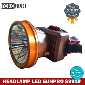 Senter Kepala LED Sunpro S9919 500W Headlamp LED Flashlight Terang