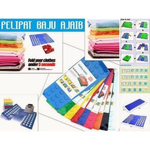 🌹READY STOCK🌹 Pelipat Baju Ajaib Dewasa Shirt Folding Board For Adult Shirt Flip Fold Lazy DIY Fast Clothes Folder 衣服折叠板