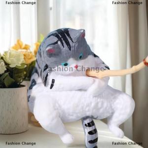 [COD] Fashion Change 1 5Pcs New Fish Tank Fishing Cat Hanging Mini Creative Landscape Decoration Aquarium Fish Tanks Ornament Miniature Figurines