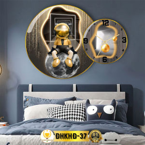 Đồng Hồ Treo Tường Kim Trôi Cao Cấp Quà Tặng Tân Gia Quà Khai Trương Decor Trang Trí Nhà Cửa Phòng Khách CĐHKHĐ-05