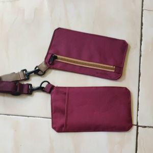 ALIKA GROSIR Tas HP 7 inch Tactical cowok cewek / Tas Sling Bag Gantung Leher Hanging sako Wallet murah